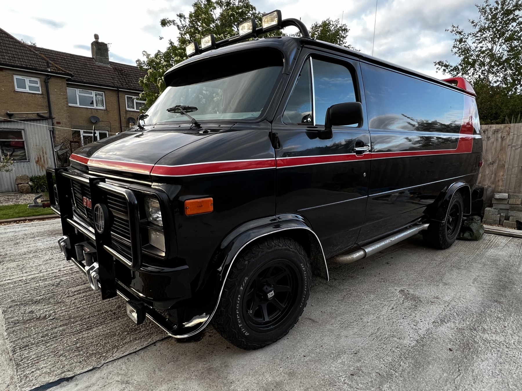 1983 GMC A-Team replica van