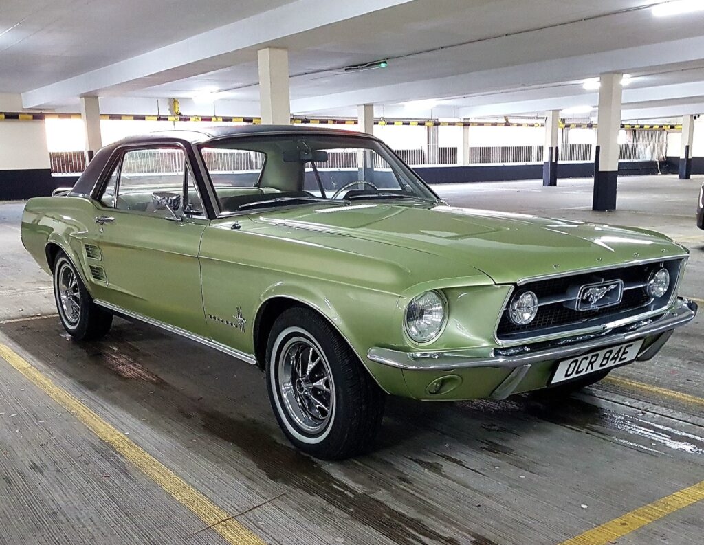 1967 Ford Mustang - London based Action Vehicle Hire Car Motorbike Bus Coach Vehicle Supply Film TV Productions