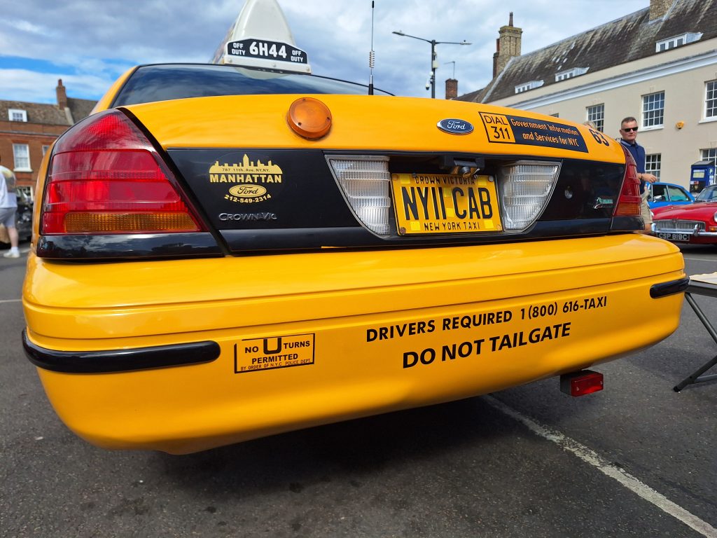 NYC Taxi Cab - London based Action Vehicle Hire Car Motorbike Bus Coach Vehicle Supply Film TV Productions