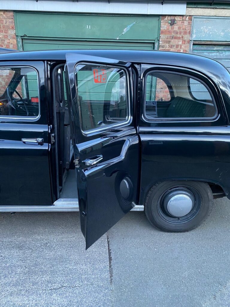 1974 Austin FX4 London Black cab taxi hire - London based Action Vehicle Hire Car Motorbike Bus Coach Vehicle Supply Film TV Productions
