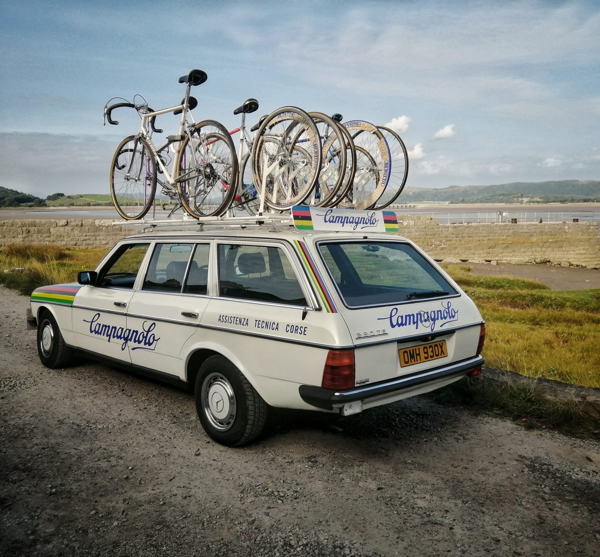 1980s Mercedes Cycle Support Vehicle