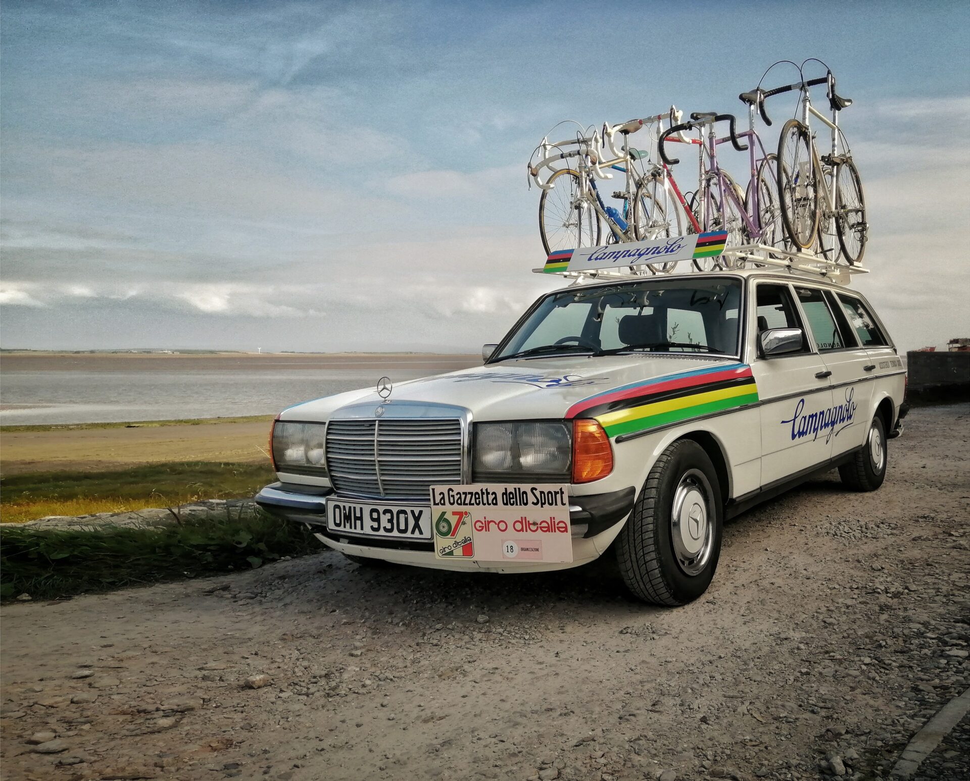 1980s Mercedes Cycle Support Vehicle
