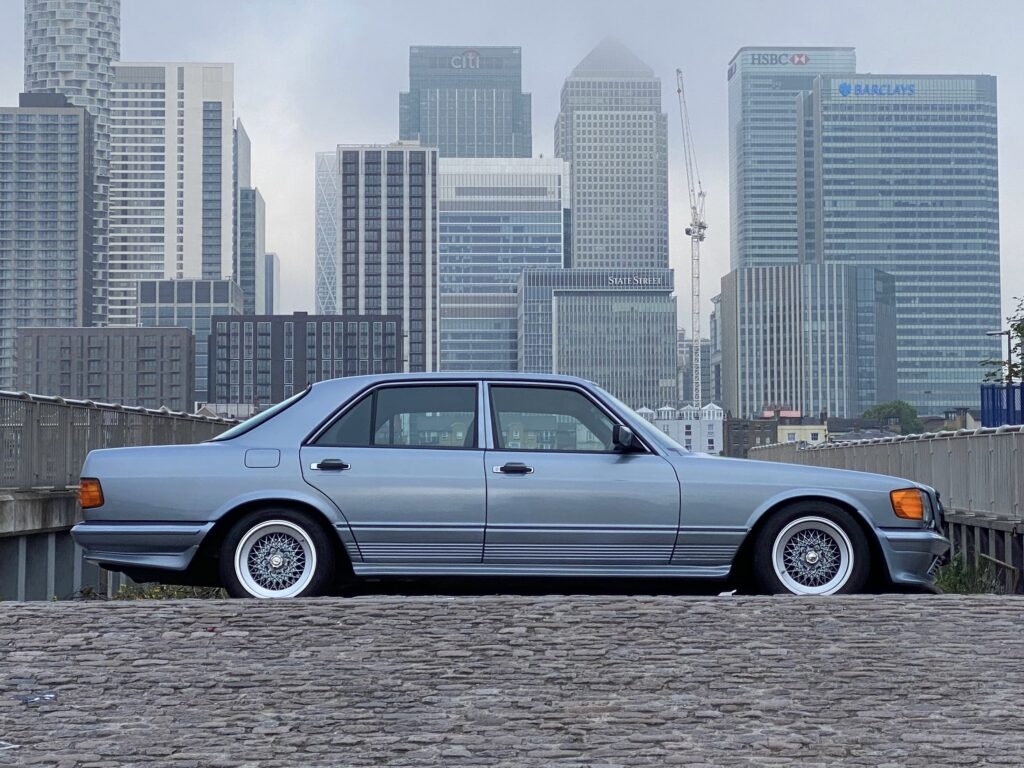 1984 Mercedes 500SE -London based Action Vehicle Hire Vehicle Supply Film TV Productions
