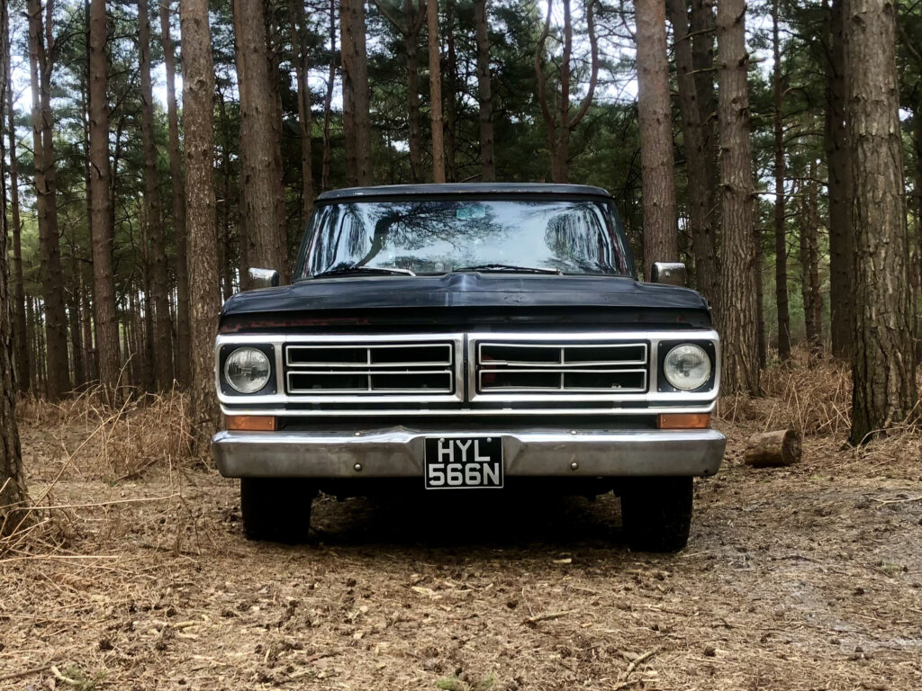 1972 Ford F250 Pickup - London based Action Vehicle Hire Film TV Productions