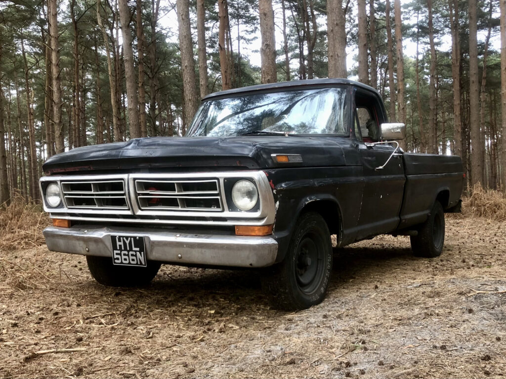 1972 Ford F250 Pickup - London based Action Vehicle Hire Film TV Productions