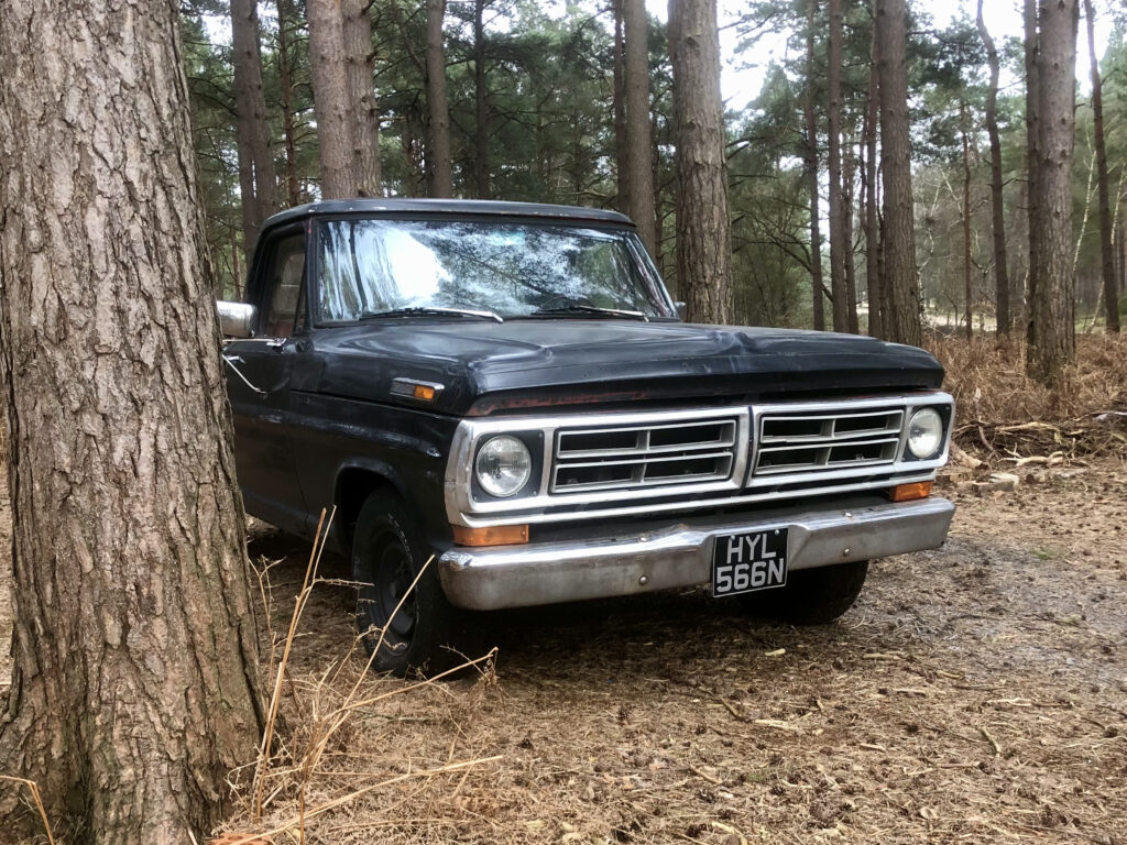 1972 Ford F250 Pickup - London based Action Vehicle Hire Film TV Productions