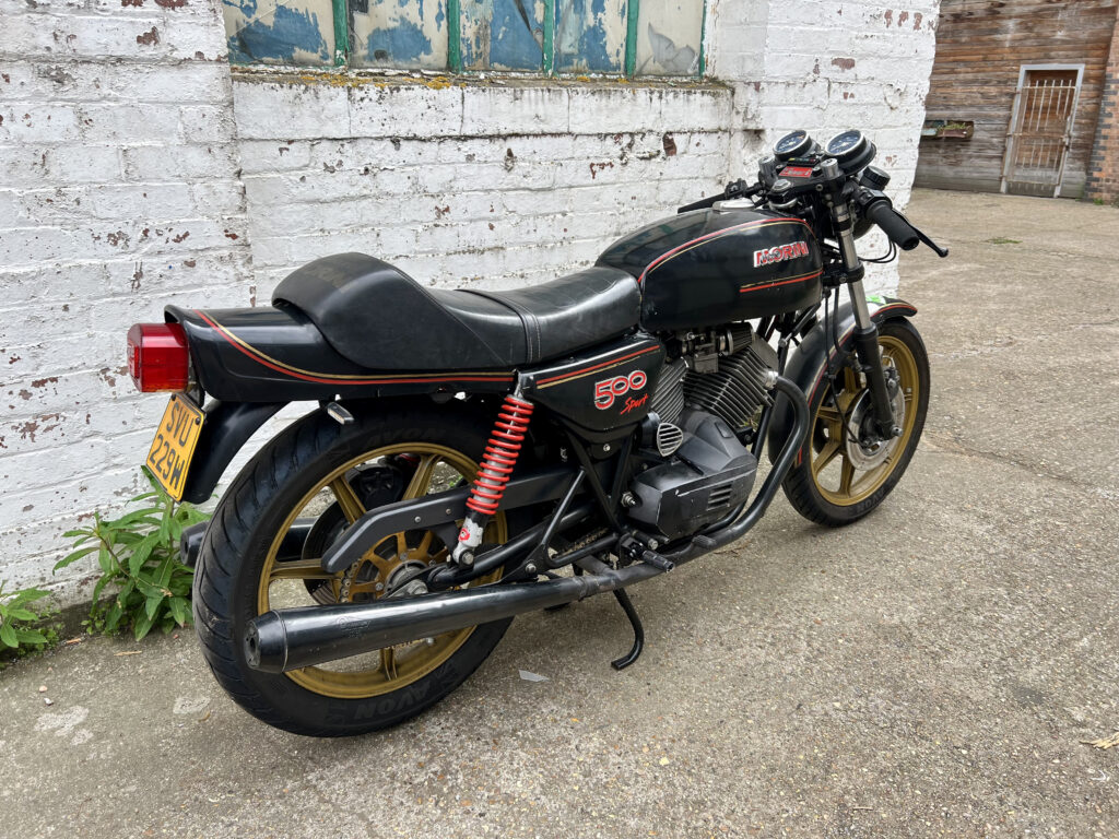 1980 Moto Morini 500 - London based Action Vehicle Hire Film TV Productions