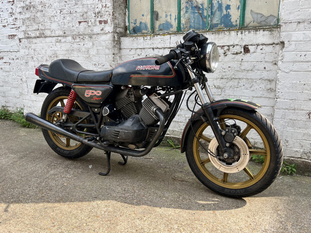 1980 Moto Morini 500 - London based Action Vehicle Hire Film TV Productions