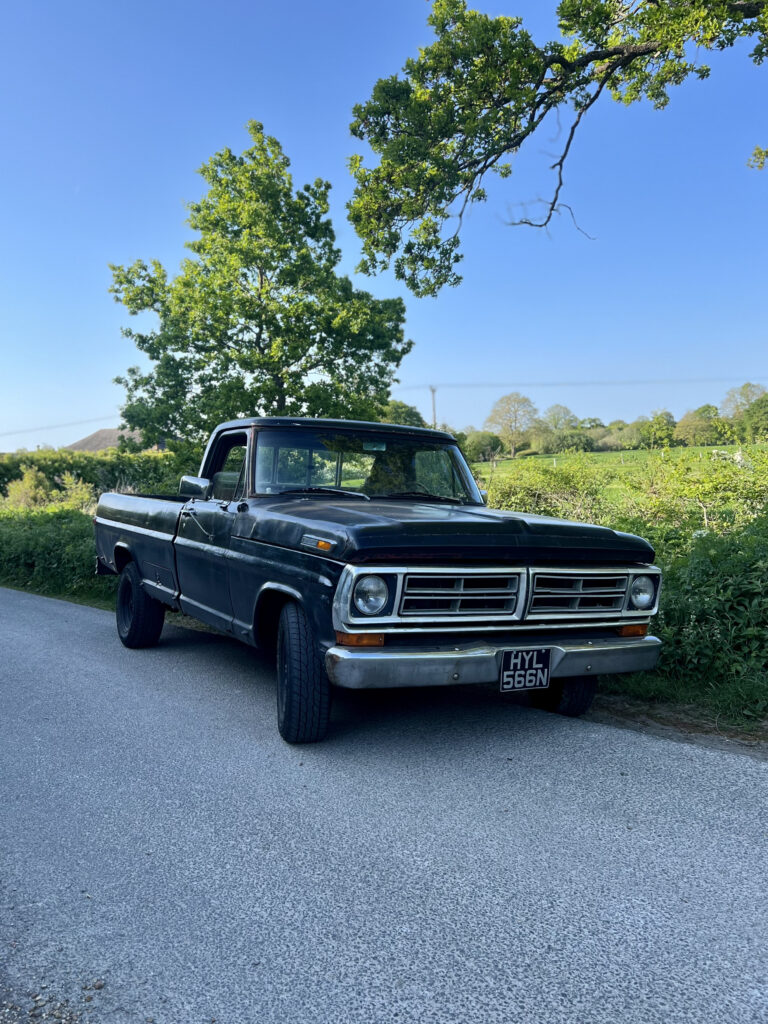 1972 Ford F250 Pickup - London based Action Vehicle Hire Film TV Productions