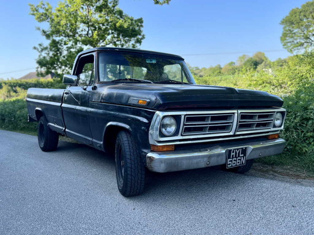 1972 Ford F250 Pickup - London based Action Vehicle Hire Film TV Productions