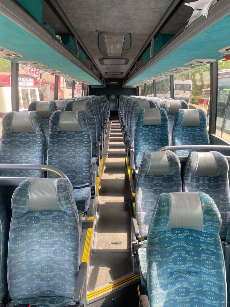 Van Hool White Coach - London based Action Vehicle Hire Vehicle Supply Film TV Productions