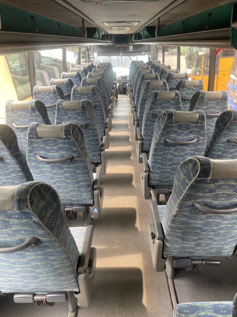 Van Hool White Coach - London based Action Vehicle Hire Vehicle Supply Film TV Productions