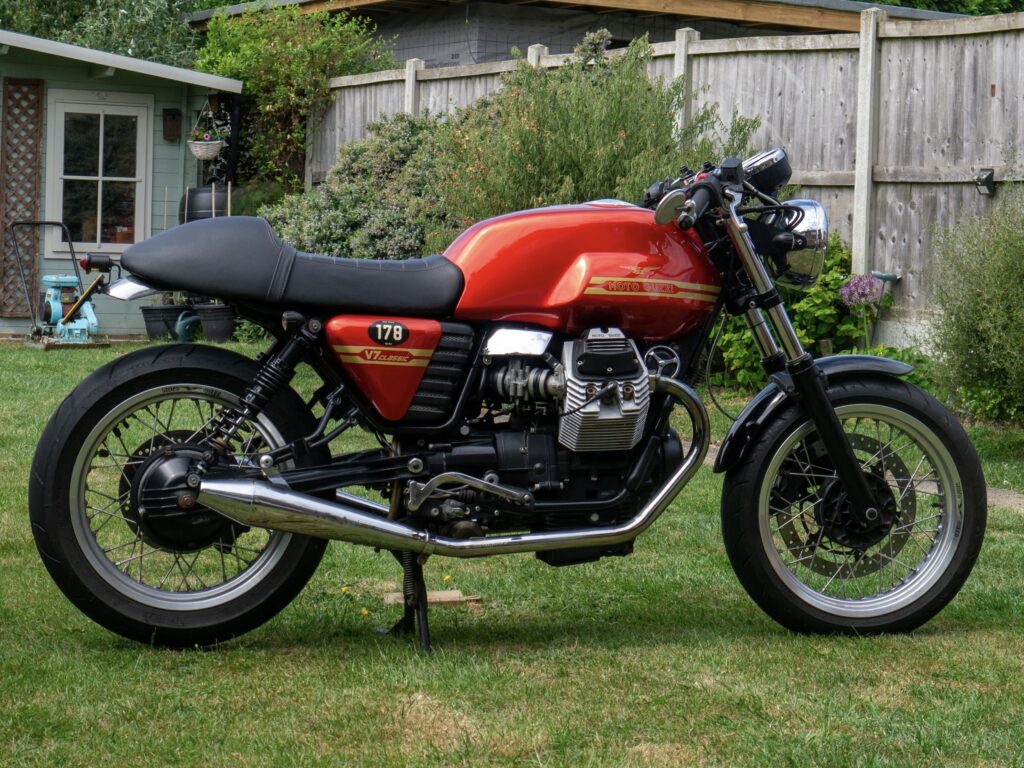2011 Moto Guzzi V7 - London based Action Vehicle Hire Vehicle Supply Film TV Productions