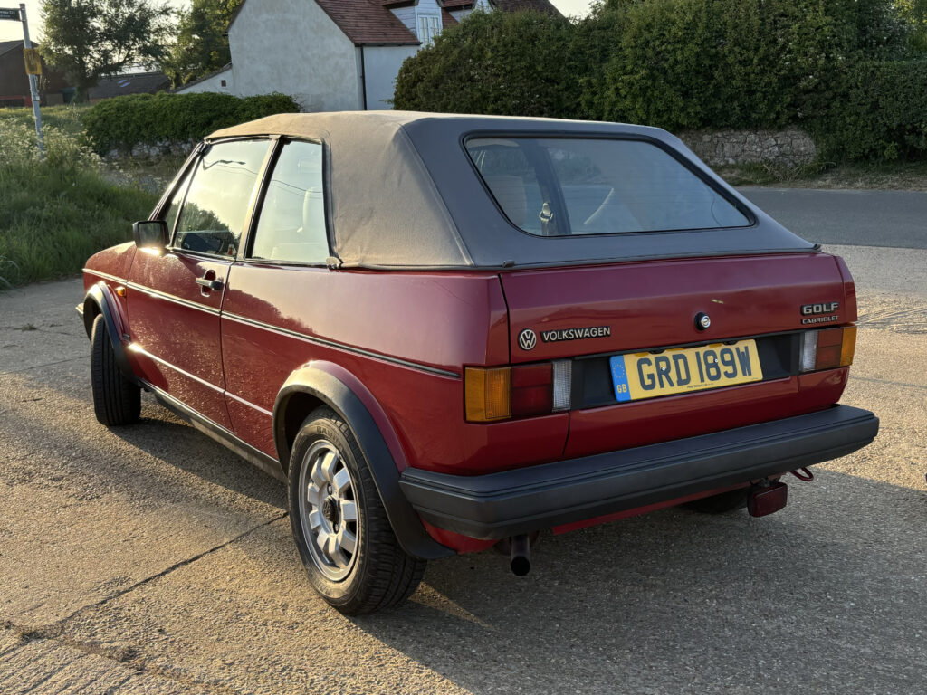 1980 VW Golf Cabriolet - London based Action Vehicle Hire Car Vehicle Supply Film TV Productions