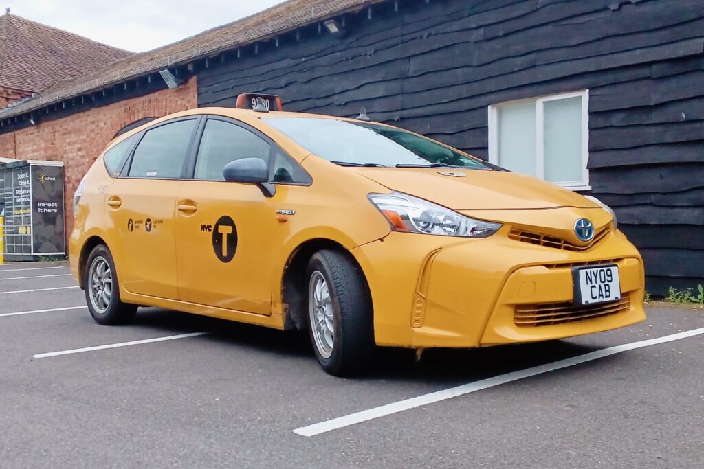 2015 Toyota Prius NYC Taxi - London based Action Vehicle Hire Car Motorbike Bus Coach Vehicle Supply Film TV Productions
