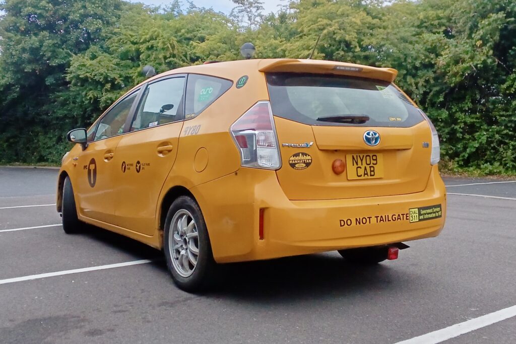 2015 Toyota Prius NYC Taxi - London based Action Vehicle Hire Car Motorbike Bus Coach Vehicle Supply Film TV Productions