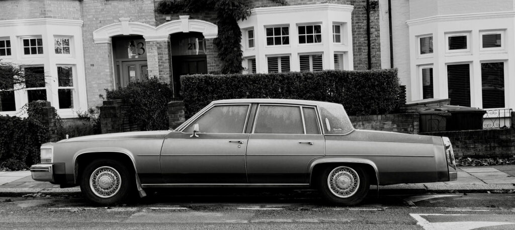 1984 Cadillac Deville - London based Action Vehicle Hire Car Motorbike Bus Coach Vehicle Supply Film TV Productions