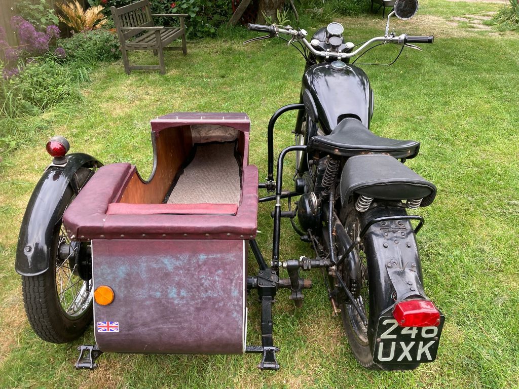 1952 BSA & Sidecar - London based Action Vehicle Hire Car Motorbike Bus Coach Vehicle Supply Film TV Productions