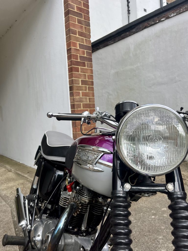 1963 Triumph Trophy - London based Action Vehicle Hire Car Motorbike Bus Coach Vehicle Supply Film TV Productions
