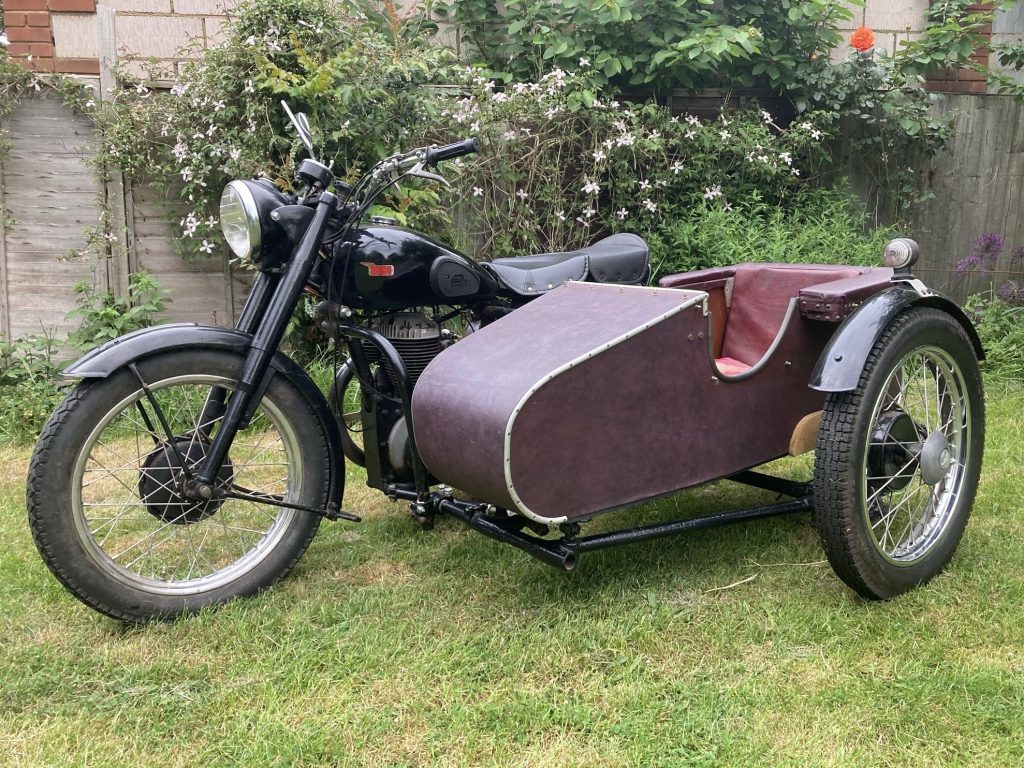 1952 BSA & Sidecar - London based Action Vehicle Hire Car Motorbike Bus Coach Vehicle Supply Film TV Productions