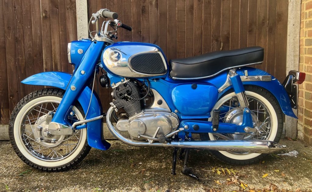 1966 Honda Dream - London based Action Vehicle Hire Car Motorbike Bus Coach Vehicle Supply Film TV Productions