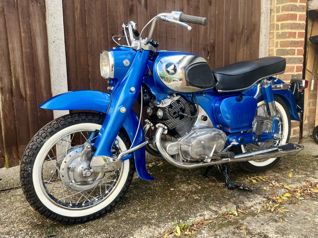 1966 Honda Dream - London based Action Vehicle Hire Car Motorbike Bus Coach Vehicle Supply Film TV Productions