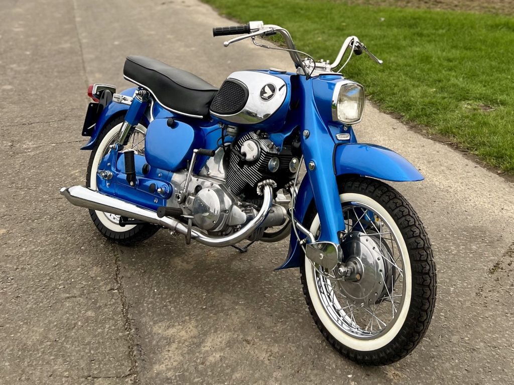 1966 Honda Dream - London based Action Vehicle Hire Car Motorbike Bus Coach Vehicle Supply Film TV Productions