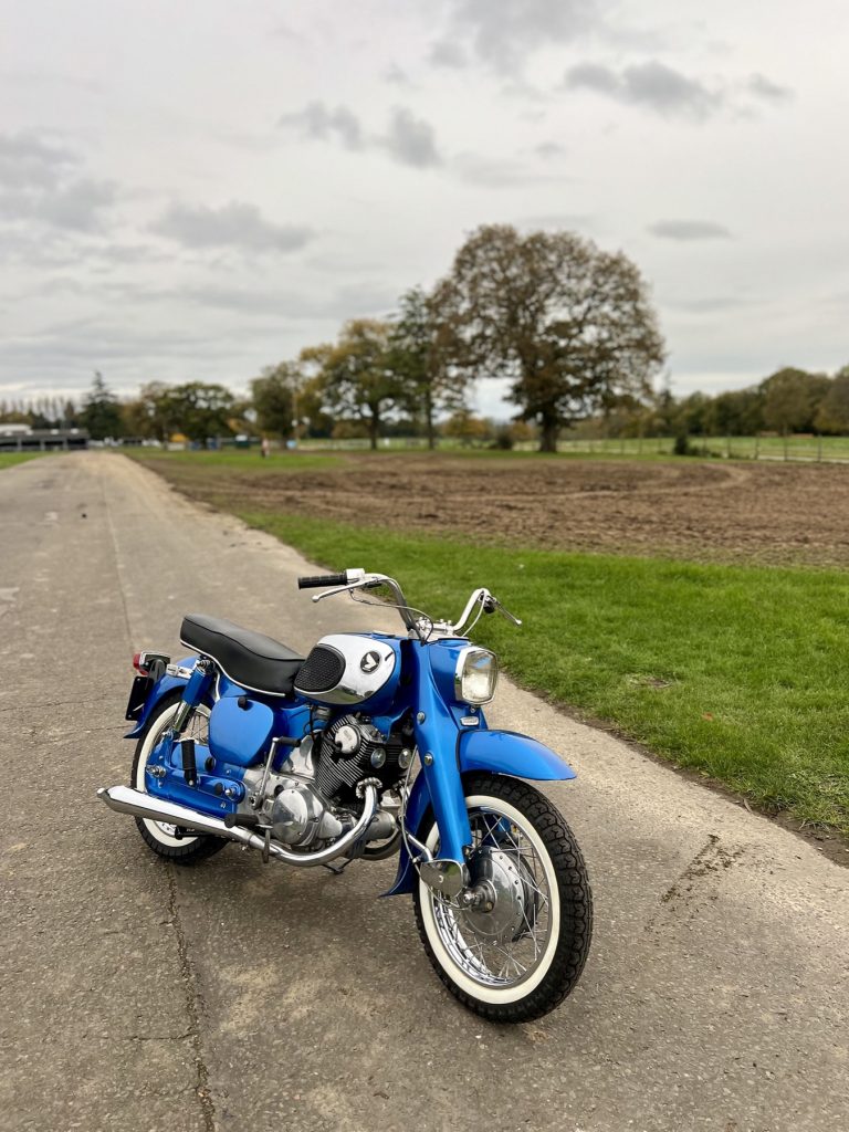 1966 Honda Dream - London based Action Vehicle Hire Car Motorbike Bus Coach Vehicle Supply Film TV Productions