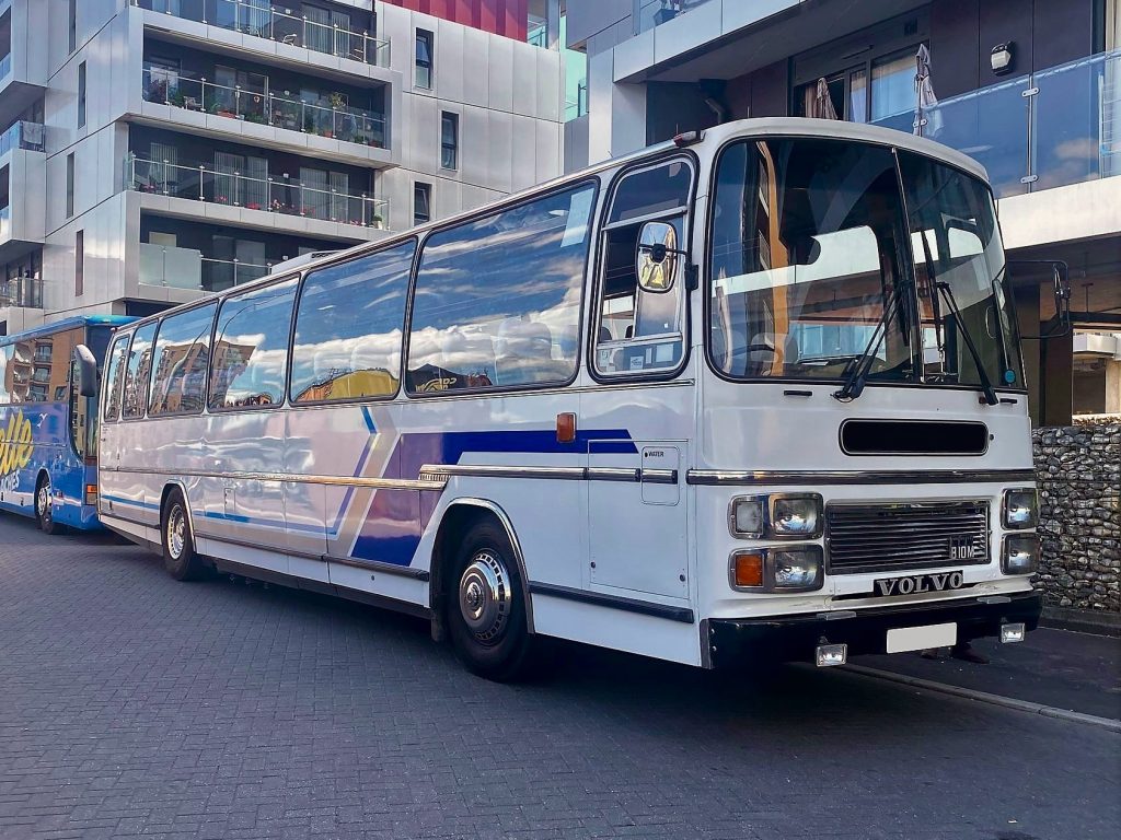 1983 Plaxton Supreme - London based Action Vehicle Hire Car Motorbike Bus Coach Vehicle Supply Film TV Productions