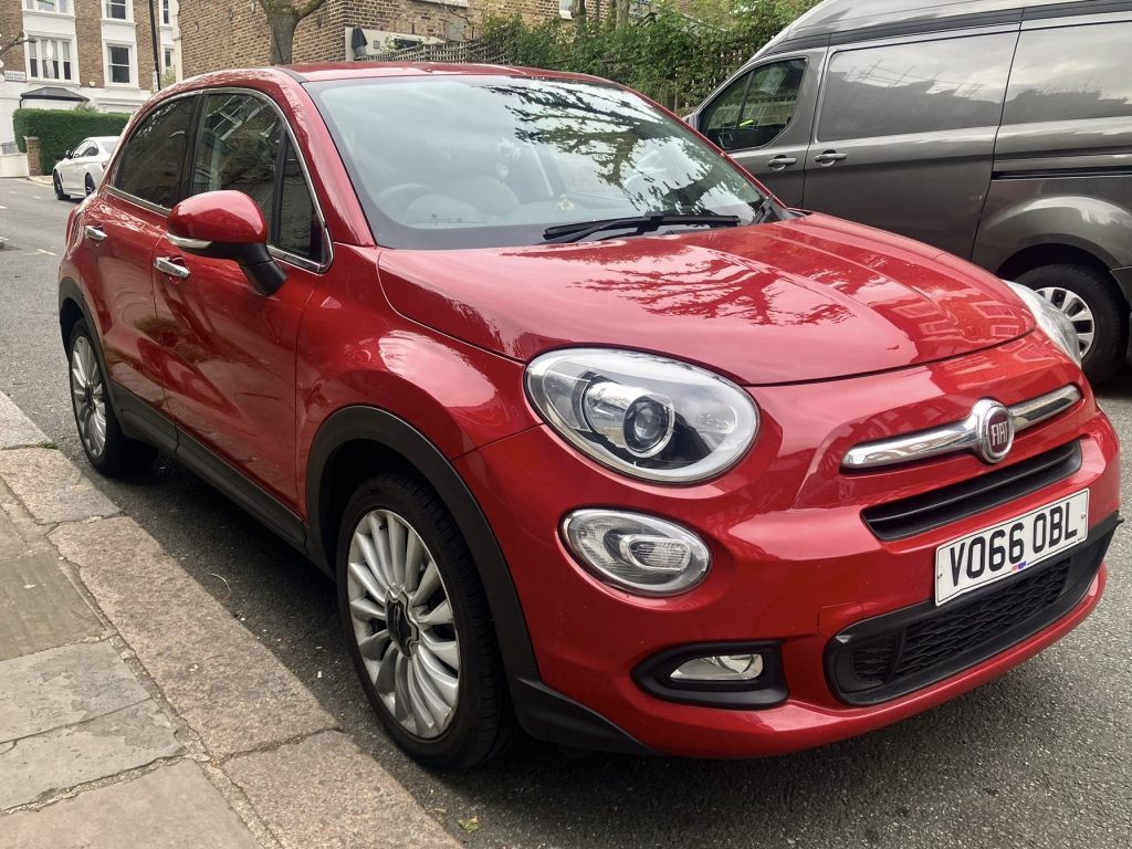 Fiat 500X - London based Action Vehicle Hire Car Motorbike Bus Coach Vehicle Supply Film TV Productions