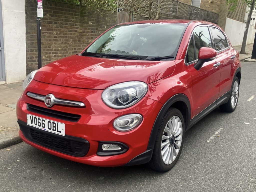 Fiat 500X - London based Action Vehicle Hire Car Motorbike Bus Coach Vehicle Supply Film TV Productions