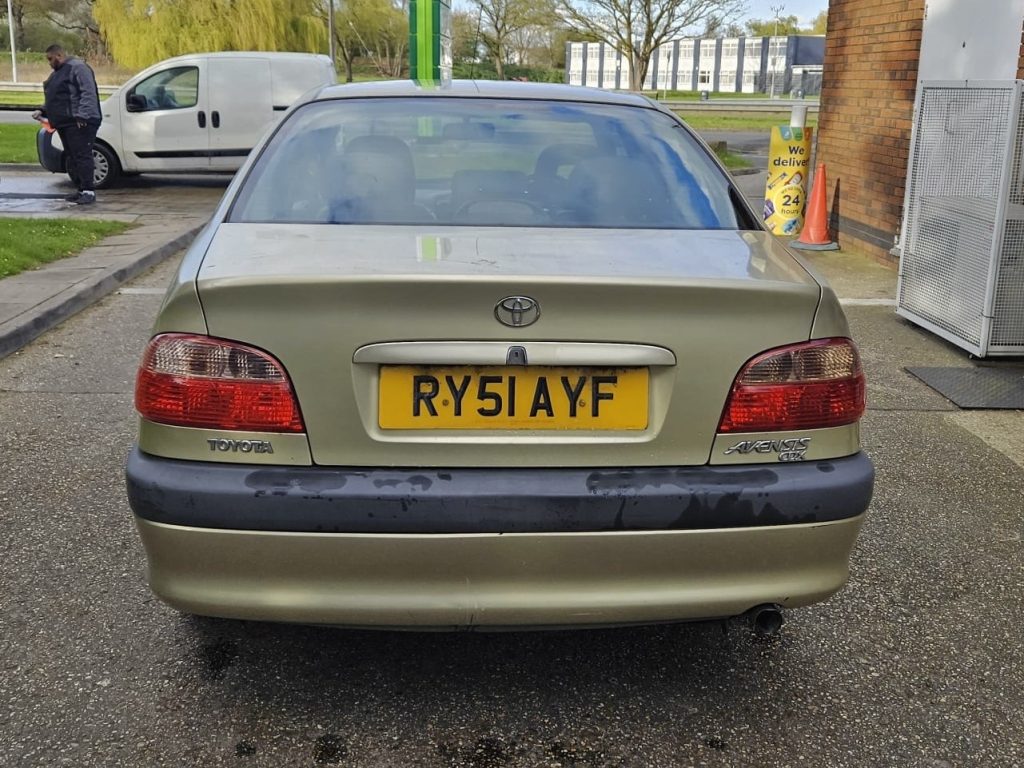 2001 Toyota Avensis - London based Action Vehicle Hire Car Motorbike Bus Coach Vehicle Supply Film TV Productions