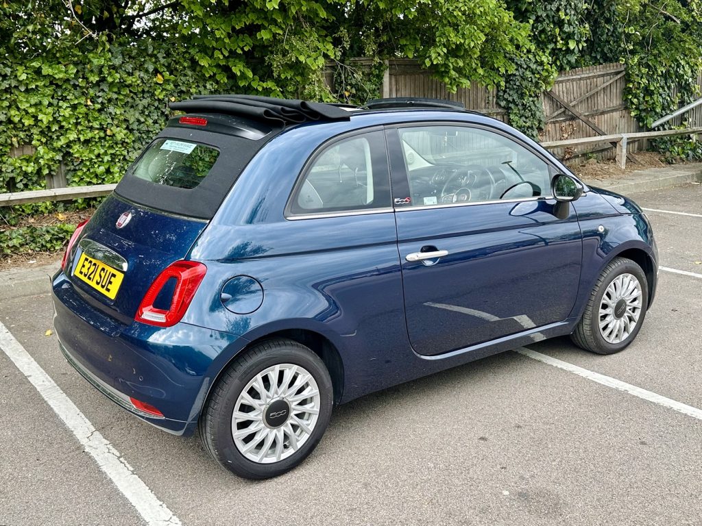 Fiat 500 - London based Action Vehicle Hire Car Motorbike Bus Coach Vehicle Supply Film TV Productions