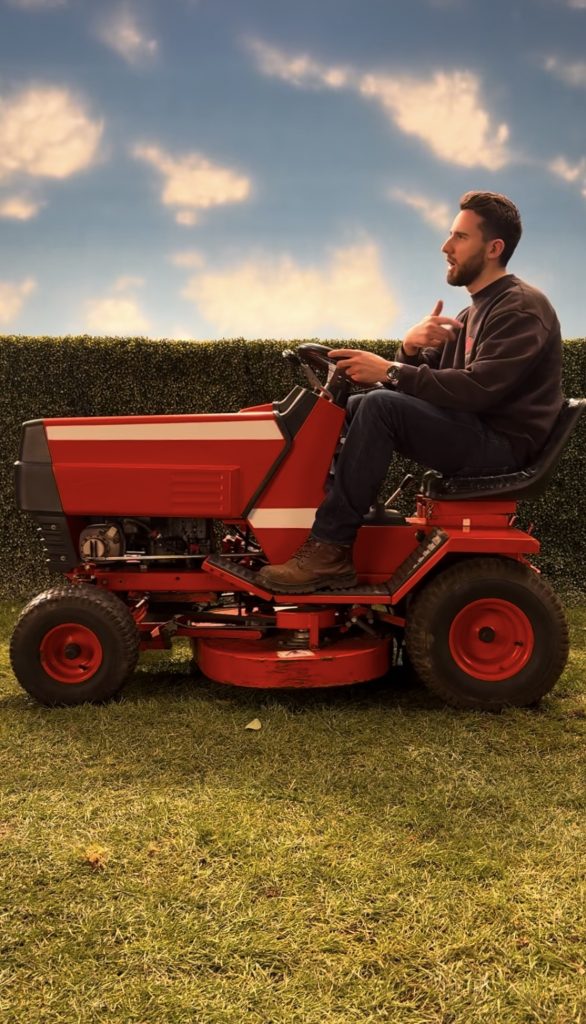 Ride-on Lawnmower - London based Action Vehicle Hire Car Motorbike Bus Coach Vehicle Supply Film TV Productions