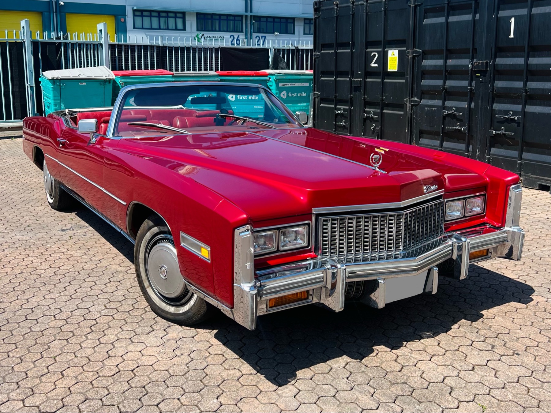 1976 Cadillac Eldorado - London based Action Vehicle Hire Car Motorbike Bus Coach Vehicle Supply Film TV Productions