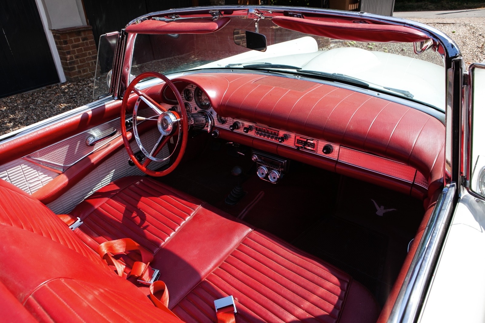 1957 Ford Thunderbird - London based Action Vehicle Hire Car Motorbike Bus Coach Vehicle Supply Film TV Productions