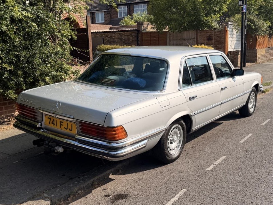1973 Mercedes 450SEL - London based Action Vehicle Hire Car Motorbike Bus Coach Vehicle Supply Film TV Productions
