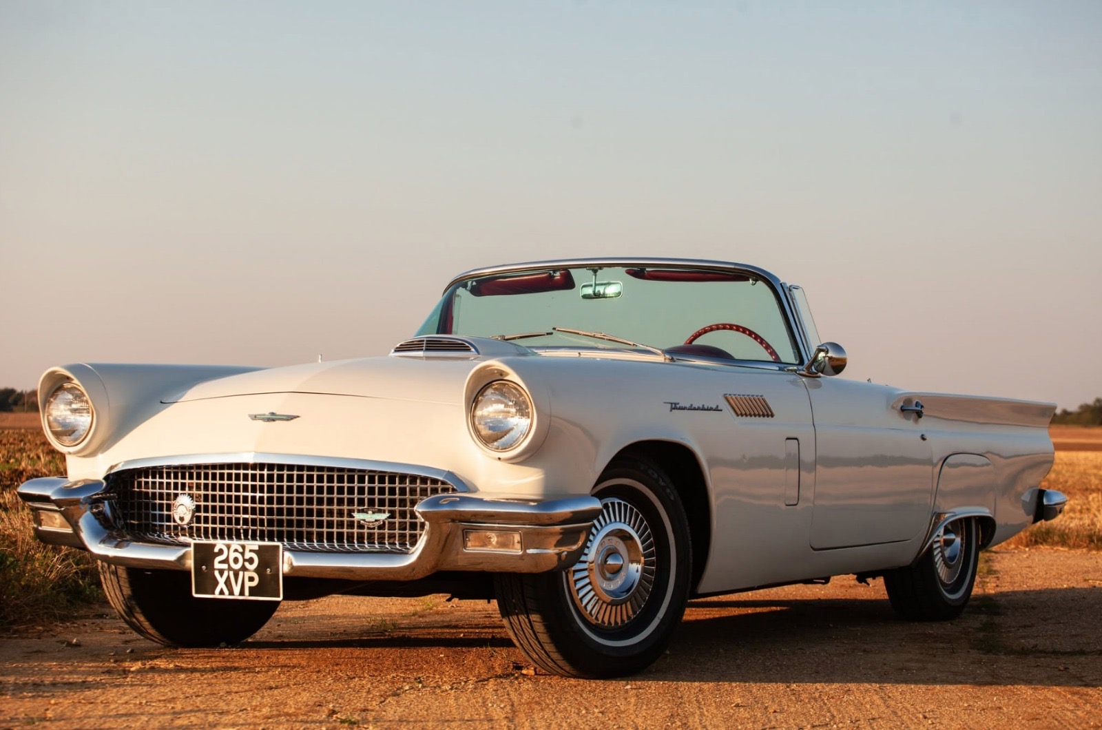 1957 Ford Thunderbird - London based Action Vehicle Hire Car Motorbike Bus Coach Vehicle Supply Film TV Productions