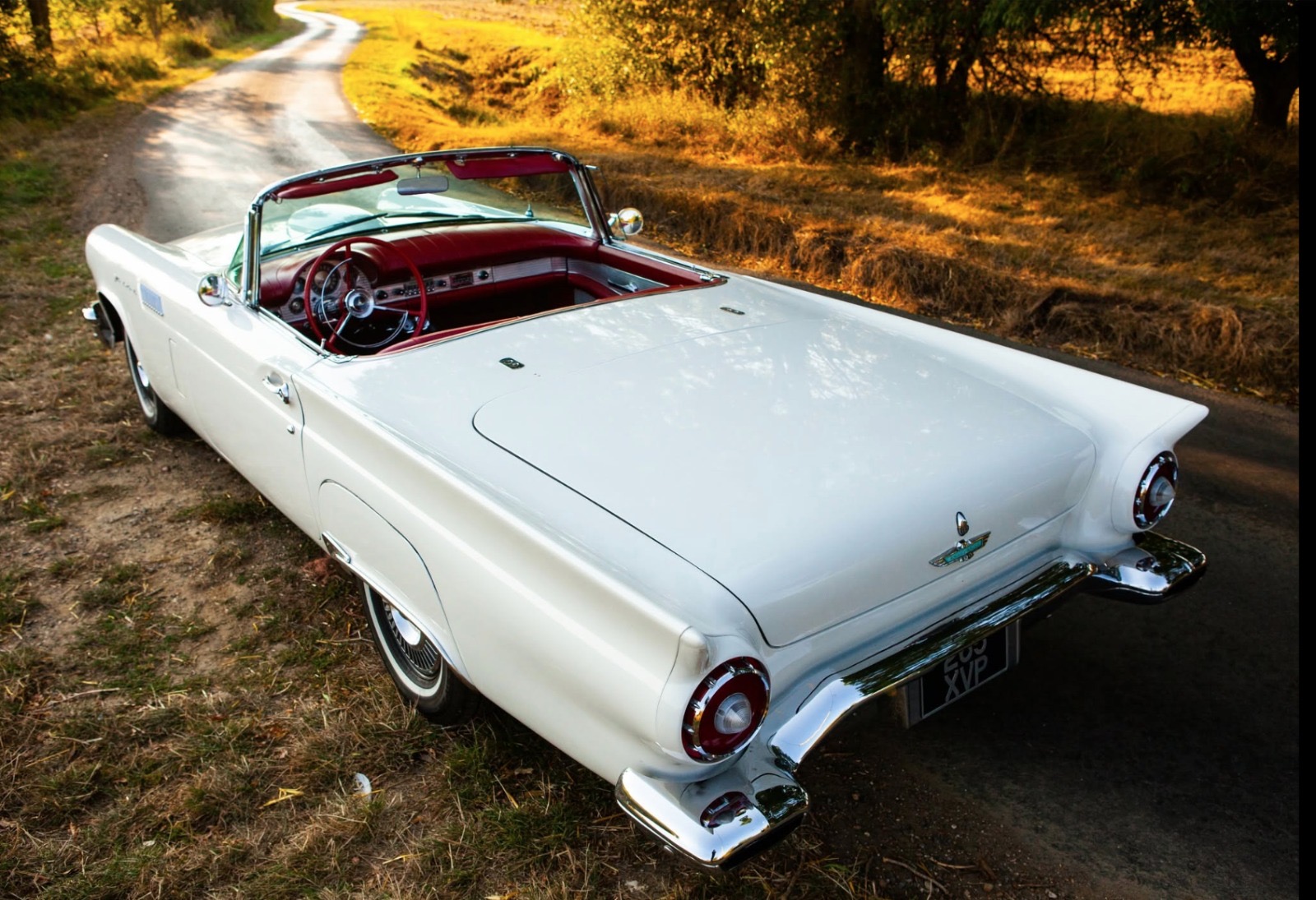 1957 Ford Thunderbird - London based Action Vehicle Hire Car Motorbike Bus Coach Vehicle Supply Film TV Productions