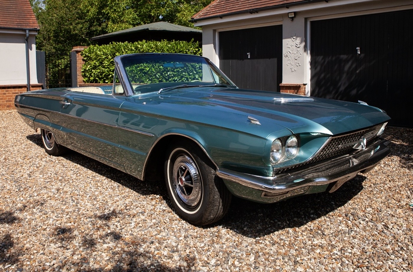 1966 Ford Thunderbird - London based Action Vehicle Hire Car Motorbike Bus Coach Vehicle Supply Film TV Productions