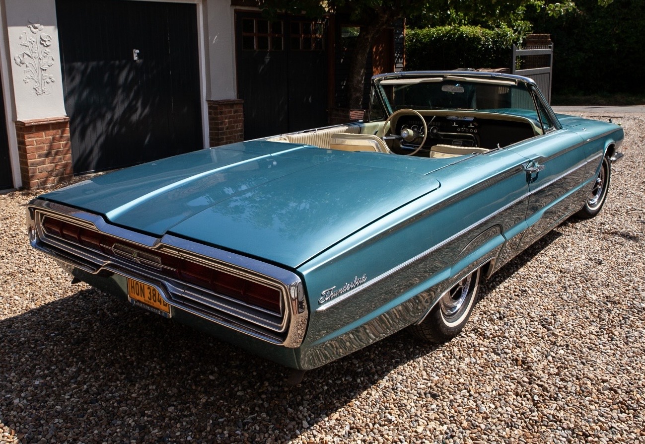 1966 Ford Thunderbird - London based Action Vehicle Hire Car Motorbike Bus Coach Vehicle Supply Film TV Productions